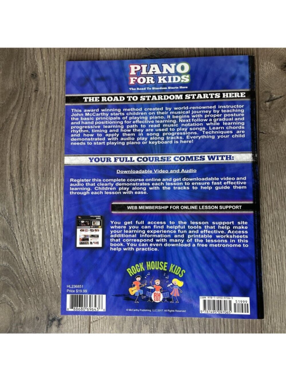 Piano For Kids The Road To Stardom Starts Here Rock House Kids Hal Leonard - Picture 3 of 5